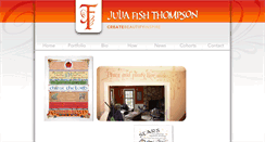 Desktop Screenshot of juliafishthompson.com